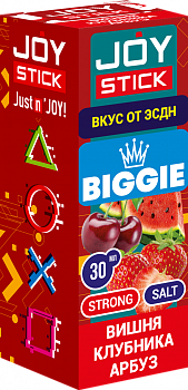 Ар Joystick BIGGIE STRONG "ВИШНЯ КЛУБНИКА АРБУЗ" 30-20